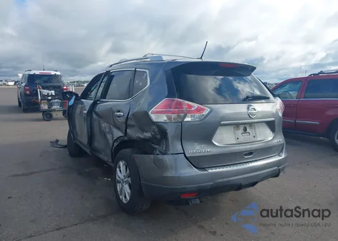 2016 Nissan Rogue Sv из США, поврежденный, VIN KNMAT2MV8GP666408